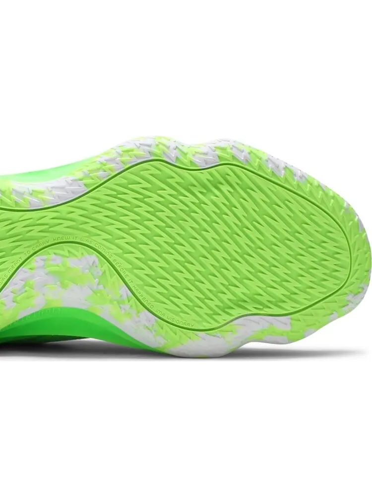 Кроссовки Adidas Dame 7 GCA 'I Am My Own Fan - Solar Green' — изображение 5 из 8, зеленый
