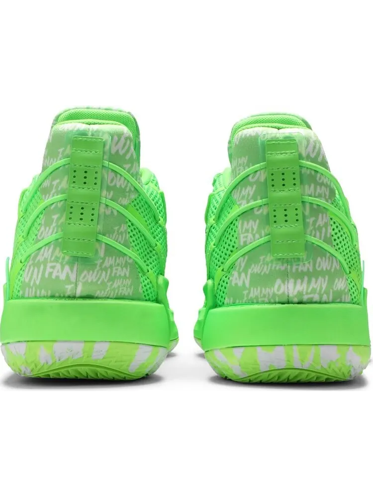 Кроссовки Adidas Dame 7 GCA 'I Am My Own Fan - Solar Green' — изображение 6 из 8, зеленый