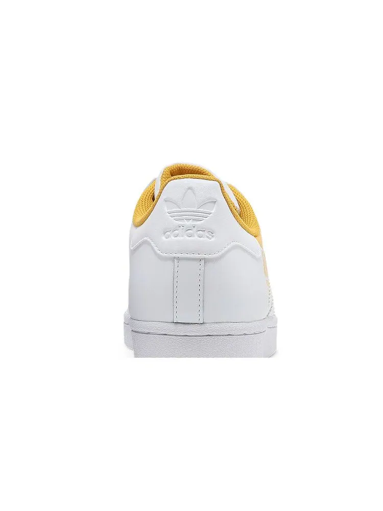 Кроссовки adidas Superstar 'Active Gold Trefoil' — изображение 8 из 9, белый/белый/золотистый