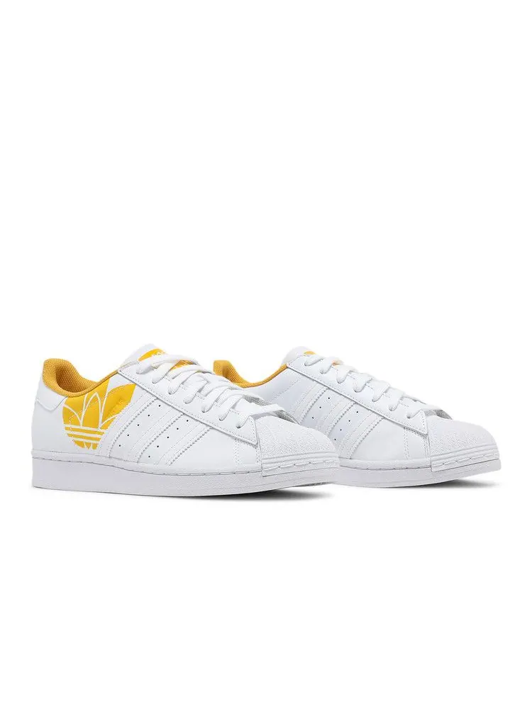 Кроссовки adidas Superstar 'Active Gold Trefoil' — изображение 9 из 9, белый/белый/золотистый