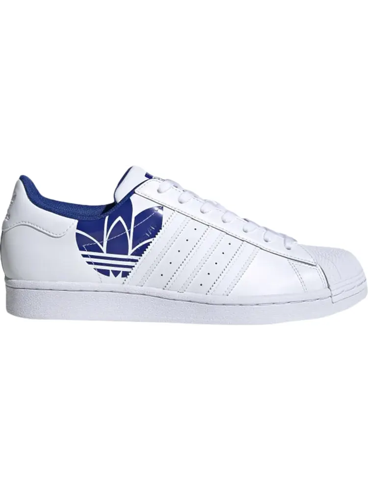 Кроссовки Adidas Superstar 'Trefoil Print - Royal Blue' — изображение 1 из 1, синий