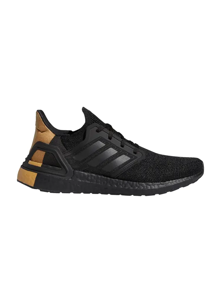 Кроссовки adidas UltraBoost 20 'Black Gold Metallic' — изображение 1 из 1