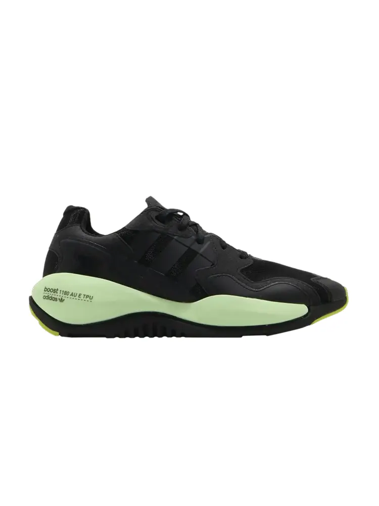 Кроссовки ZX Alkyne 'Black Semi Solar Yellow' — изображение 1 из 1, черный желтый