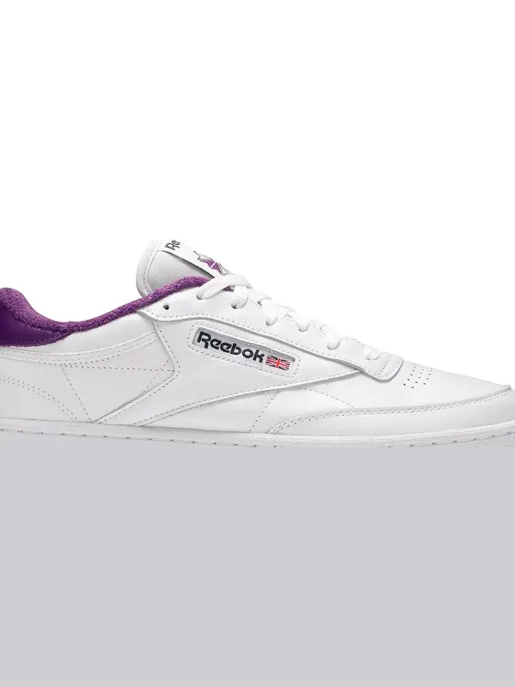 Кроссовки eric emanuel x club c 85 'regal purple' Reebok — изображение 2 из 8, белый