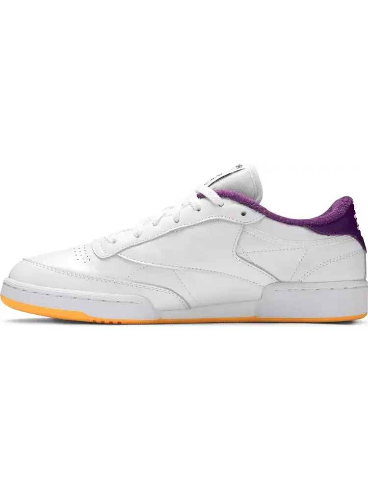 Кроссовки eric emanuel x club c 85 'regal purple' Reebok — изображение 3 из 8, белый