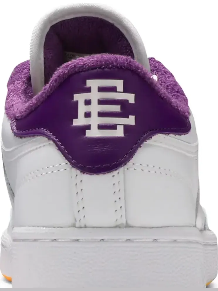 Кроссовки eric emanuel x club c 85 'regal purple' Reebok — изображение 7 из 8, белый