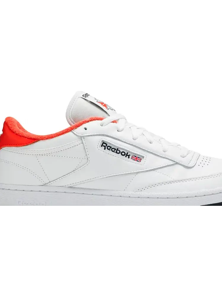 Кроссовки eric emanuel x club c 85 'energy orange' Reebok — изображение 2 из 8, белый