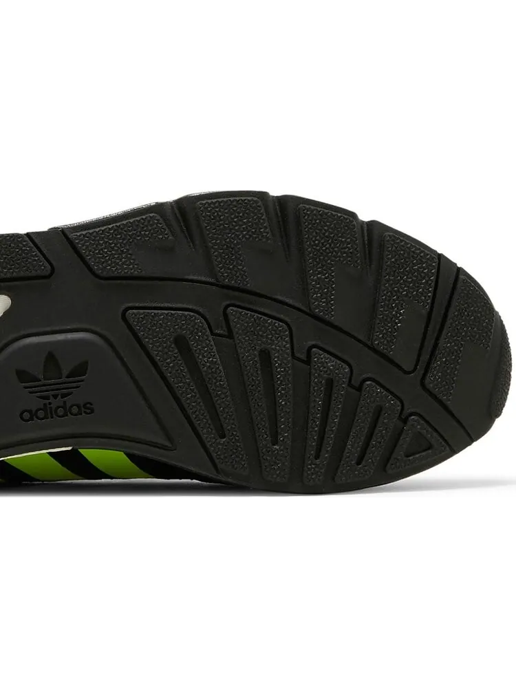 Кроссовки Adidas ZX 1K Boost 'Bold Logo Graphic - Black Solar Yellow' — изображение 5 из 8, черный