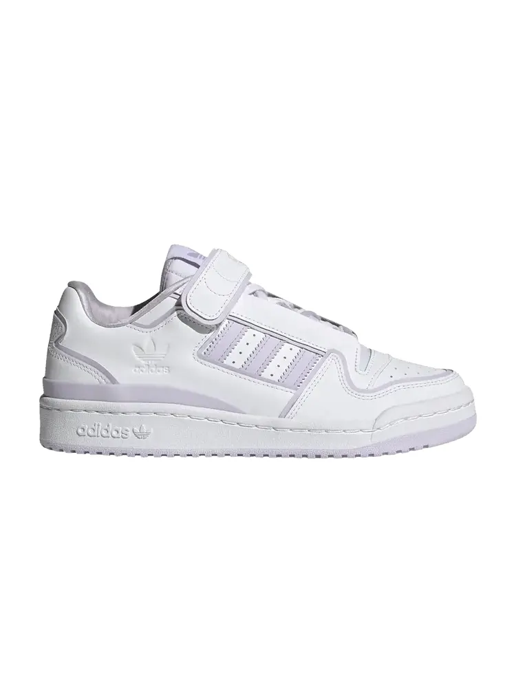 Кроссовки adidas Wmns Forum Plus 'White Purple Tint' — изображение 1 из 1, белый/белый/фиолетовый
