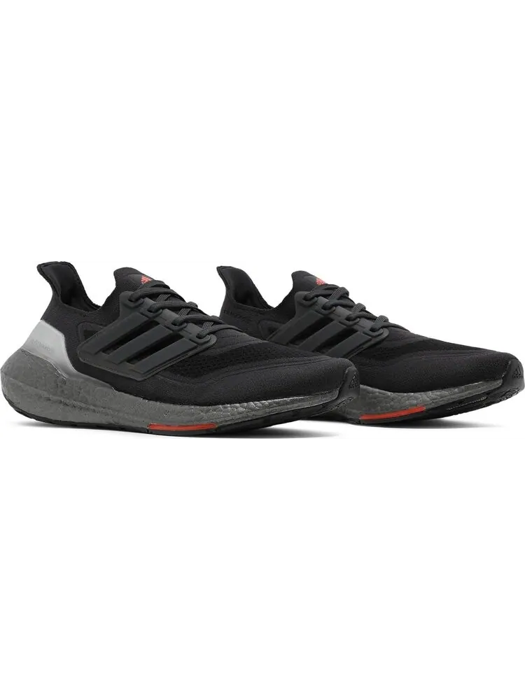 Кроссовки Adidas UltraBoost 21 'Carbon Solar Red' — изображение 8 из 8, серый