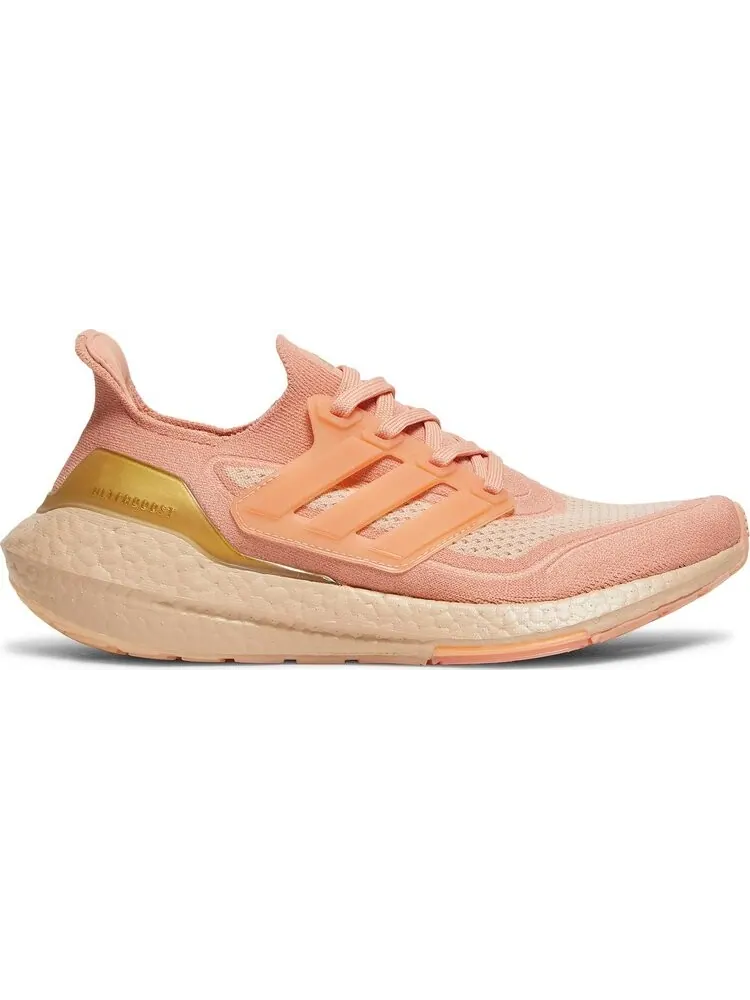 Кроссовки Adidas Wmns UltraBoost 21 'Ambient Blush' — изображение 1 из 8, оранжевый
