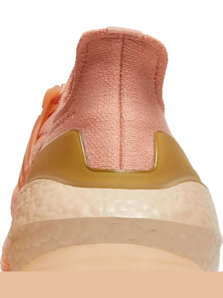Кроссовки Adidas Wmns UltraBoost 21 'Ambient Blush' — изображение 7 из 8, оранжевый