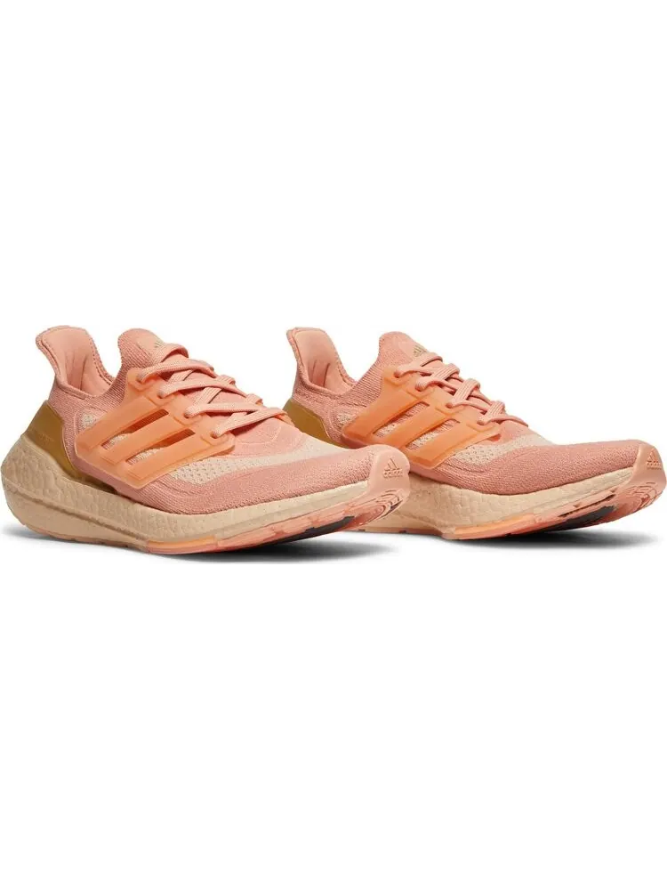 Кроссовки Adidas Wmns UltraBoost 21 'Ambient Blush' — изображение 8 из 8, оранжевый