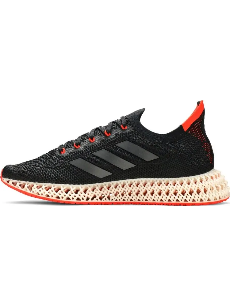 Кроссовки Adidas 4DFWD 'Black Solar Red' — изображение 3 из 8, черный