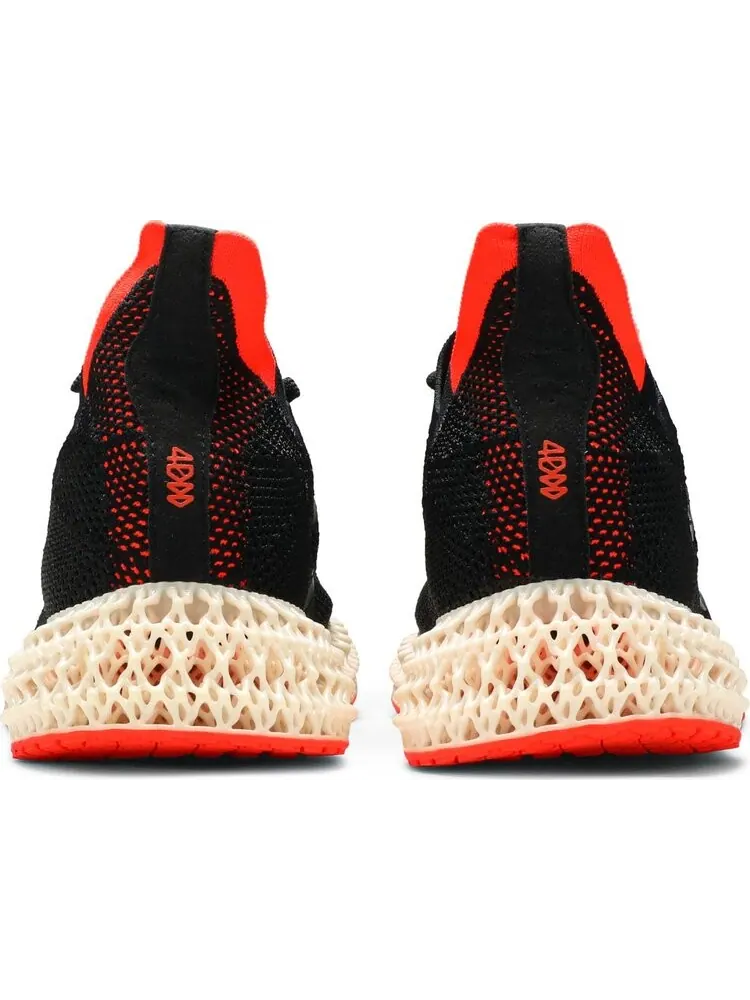 Кроссовки Adidas 4DFWD 'Black Solar Red' — изображение 6 из 8, черный
