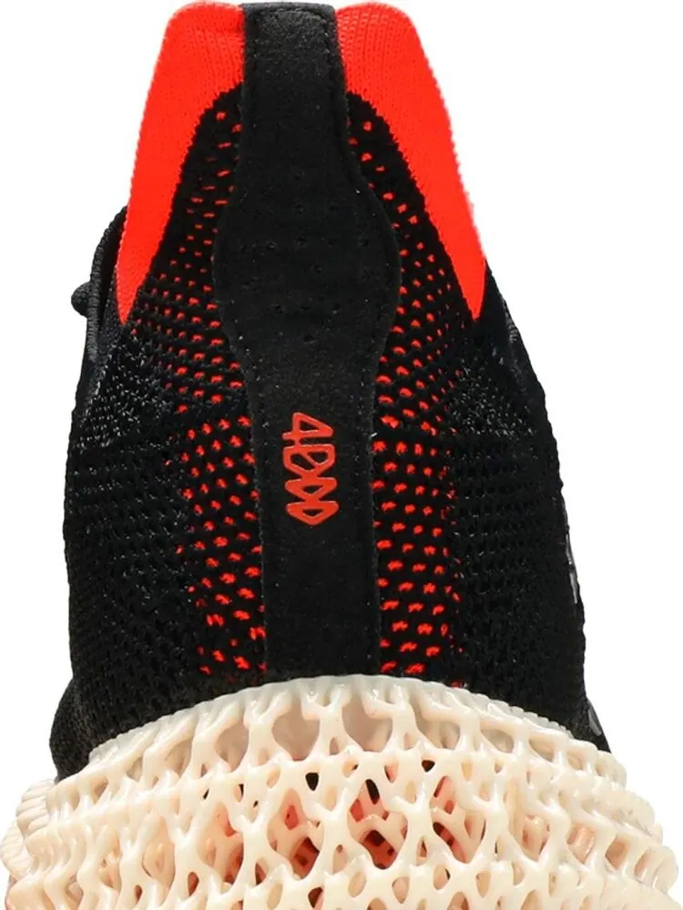 Кроссовки Adidas 4DFWD 'Black Solar Red' — изображение 7 из 8, черный