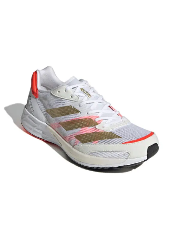 Кроссовки женские Adidas Adizero Adios 6 Tokyo — изображение 3 из 6, белый/золотой/розовый