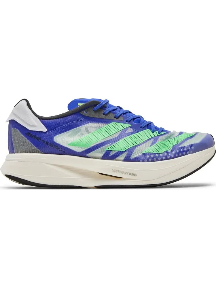 Кроссовки Adidas Adizero Adios Pro 2 'Sonic Ink Screaming Green' — изображение 1 из 8, фиолетовый
