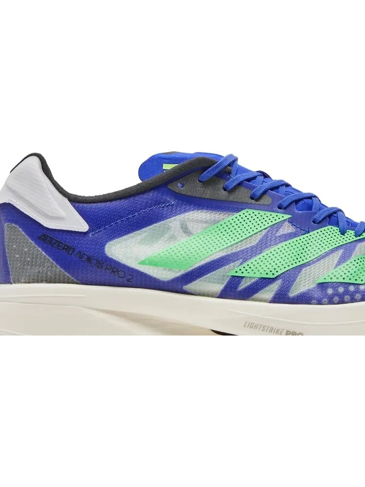 Кроссовки Adidas Adizero Adios Pro 2 'Sonic Ink Screaming Green' — изображение 2 из 8, фиолетовый