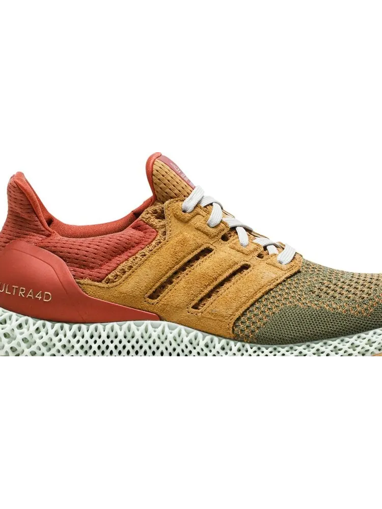 Кроссовки Adidas Social Status x Ultra 4D 'Renaissance' — изображение 2 из 8, зеленый