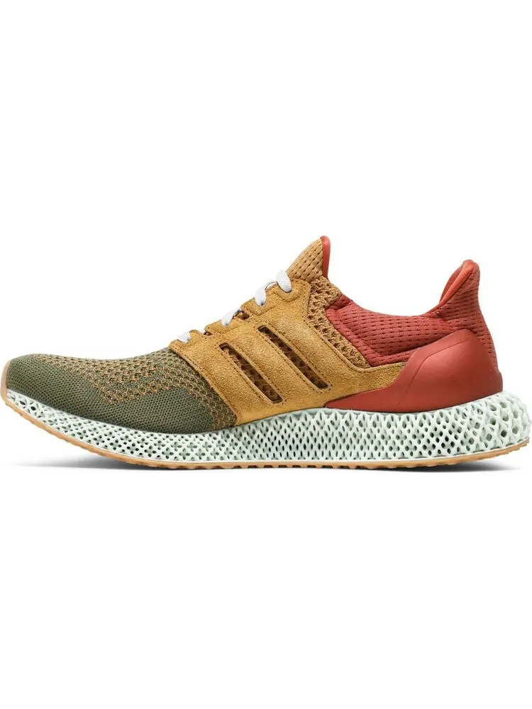 Кроссовки Adidas Social Status x Ultra 4D 'Renaissance' — изображение 3 из 8, зеленый