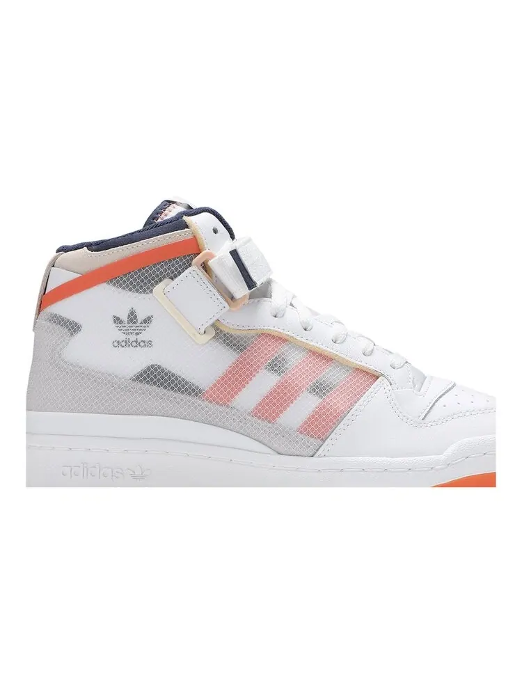 Кроссовки Adidas Forum Mid TT — изображение 2 из 4, белый