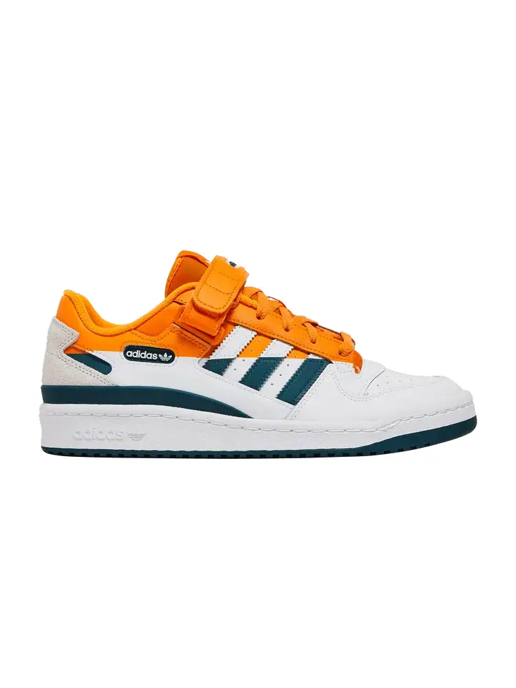 Кроссовки adidas Forum Low Premium 'White Crew Orange Teal' — изображение 1 из 9, оранжевый/белый