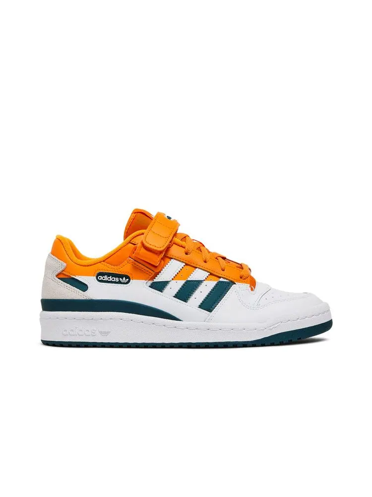 Кроссовки adidas Forum Low Premium 'White Crew Orange Teal' — изображение 2 из 9, оранжевый/белый