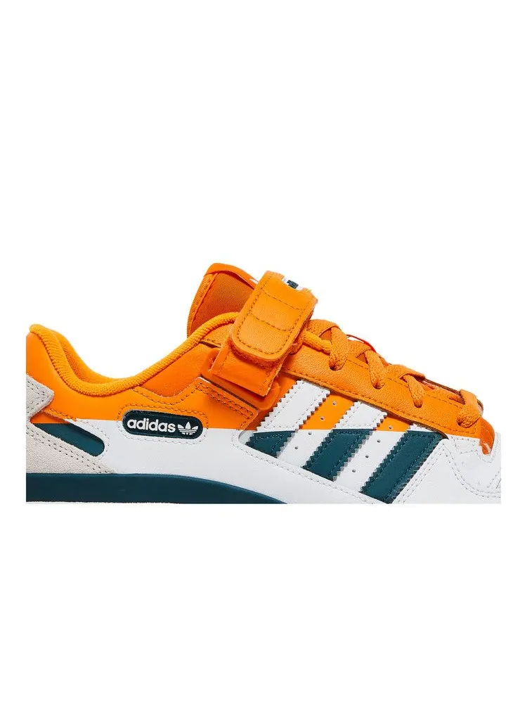 Кроссовки adidas Forum Low Premium 'White Crew Orange Teal' — изображение 3 из 9, оранжевый/белый