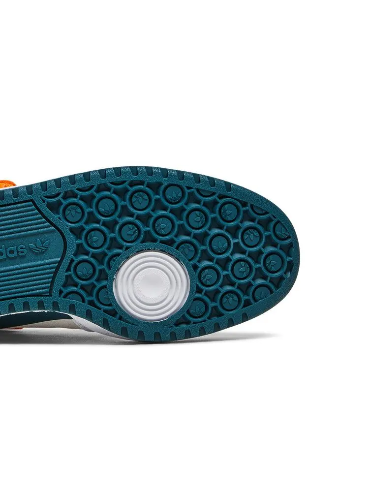 Кроссовки adidas Forum Low Premium 'White Crew Orange Teal' — изображение 6 из 9, оранжевый/белый