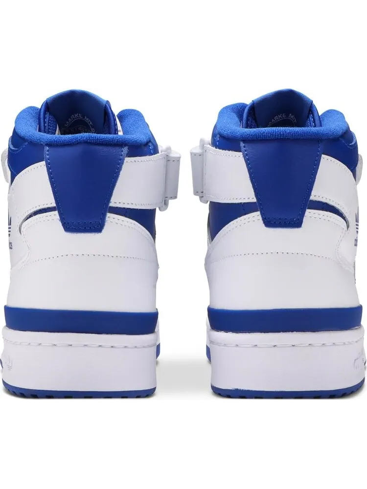 Кроссовки Adidas Forum Mid высокие — изображение 6 из 8, белый/синий