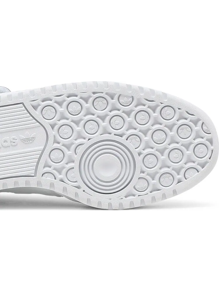 Кроссовки Adidas Forum Mid высокие однотонные — изображение 5 из 8, белый
