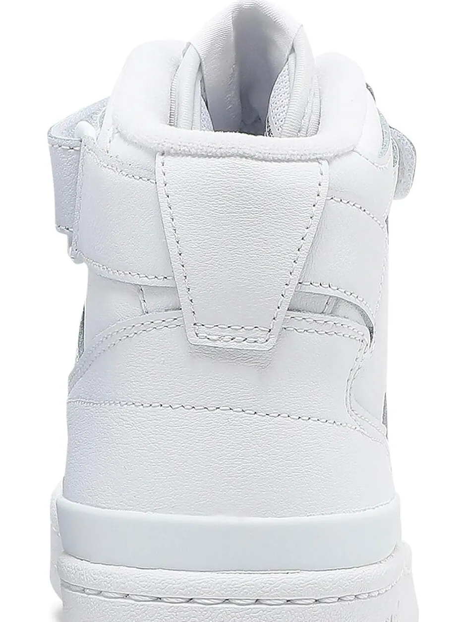 Кроссовки Adidas Forum Mid высокие однотонные — изображение 7 из 8, белый