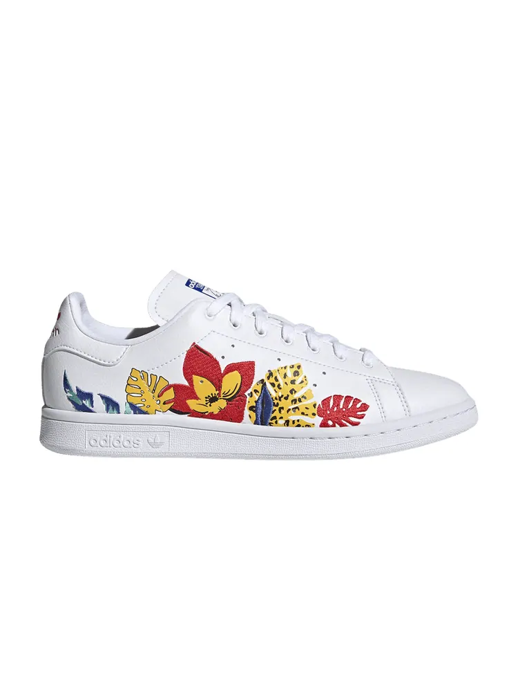 Кроссовки adidas HER Studio London x Wmns Stan Smith 'Floral' — изображение 1 из 1, белый/красный/черный
