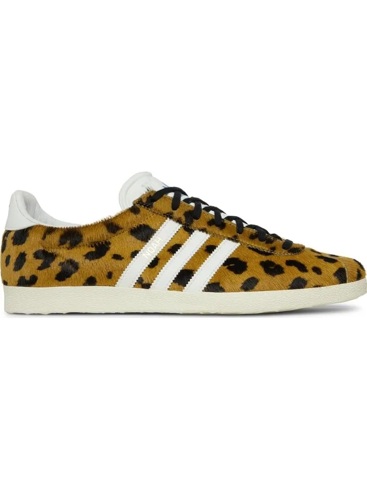 Кроссовки Adidas Noah x Gazelle 'Cheetah Print' — изображение 1 из 8, желтый