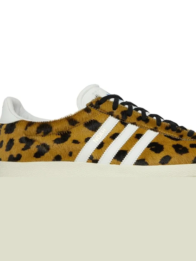Кроссовки Adidas Noah x Gazelle 'Cheetah Print' — изображение 2 из 8, желтый