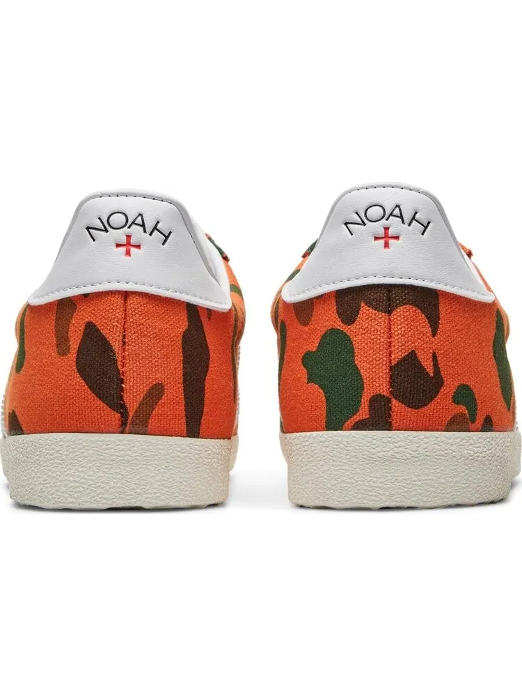 Кроссовки Adidas Noah x Gazelle OG 'Orange Camo' — изображение 6 из 8, оранжевый