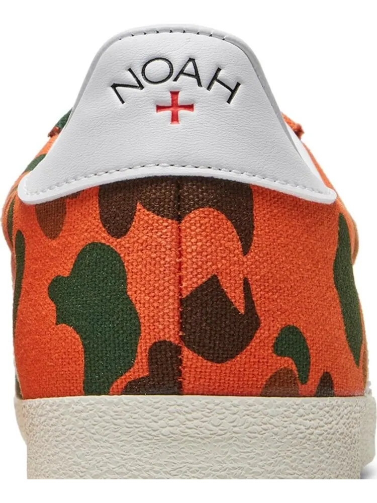 Кроссовки Adidas Noah x Gazelle OG 'Orange Camo' — изображение 7 из 8, оранжевый