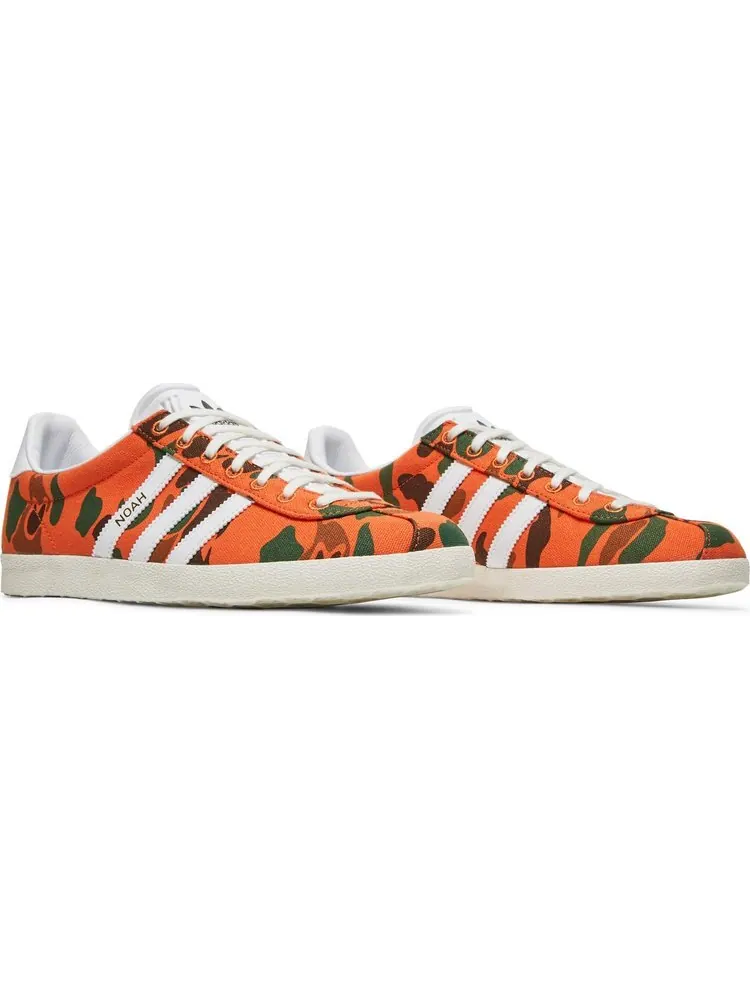 Кроссовки Adidas Noah x Gazelle OG 'Orange Camo' — изображение 8 из 8, оранжевый