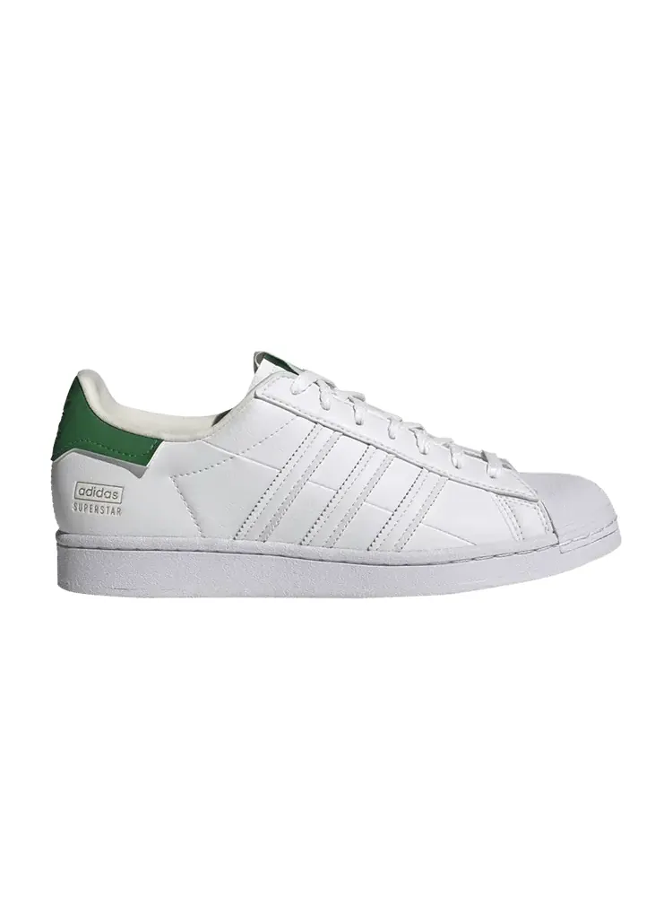 Кроссовки Adidas Superstar — изображение 1 из 1, белый зеленый