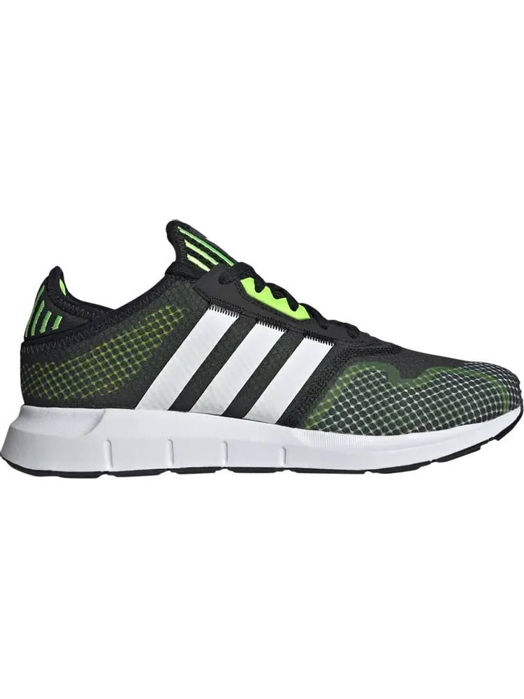 Кроссовки Adidas Swift Run X 'Black Solar Green' — изображение 1 из 1, черный