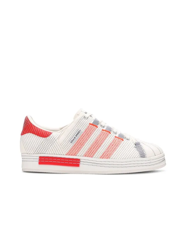 Кроссовки Adidas Craig Green x Superstar — изображение 1 из 4, белый/розовый/красный