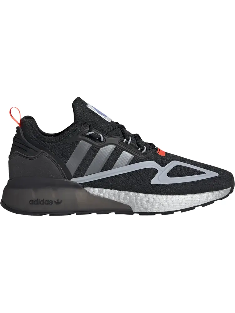 Кроссовки Adidas ZX 2K Boost 'Black Halo Silver' — изображение 1 из 1, черный