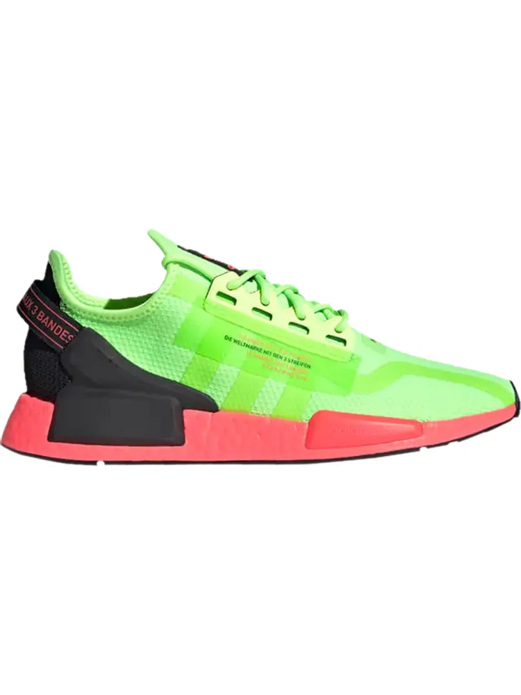 Кроссовки Adidas NMD_R1 V2 'Watermelon Pack - Signal Green' — изображение 1 из 1, зеленый