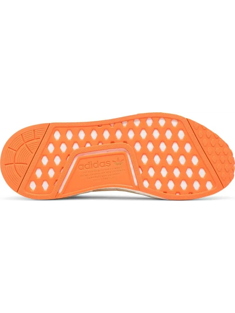 Кроссовки Adidas NMD_R1 'Cream White Screaming Orange' — изображение 4 из 8, бежевый