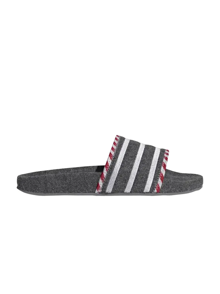 Сандалии adidas Adilette Slide 'Grey' — изображение 1 из 1, серый/серый/белый