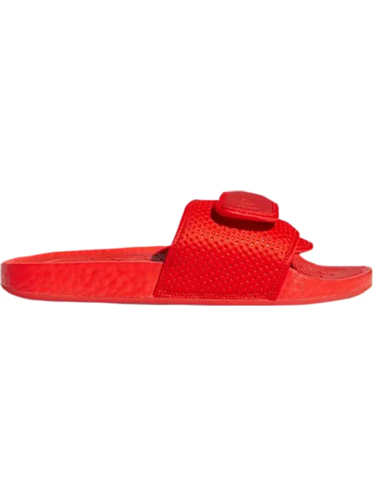 Сандалии Adidas Pharrell x Boost Slides 'Active Red' — изображение 1 из 1, красный