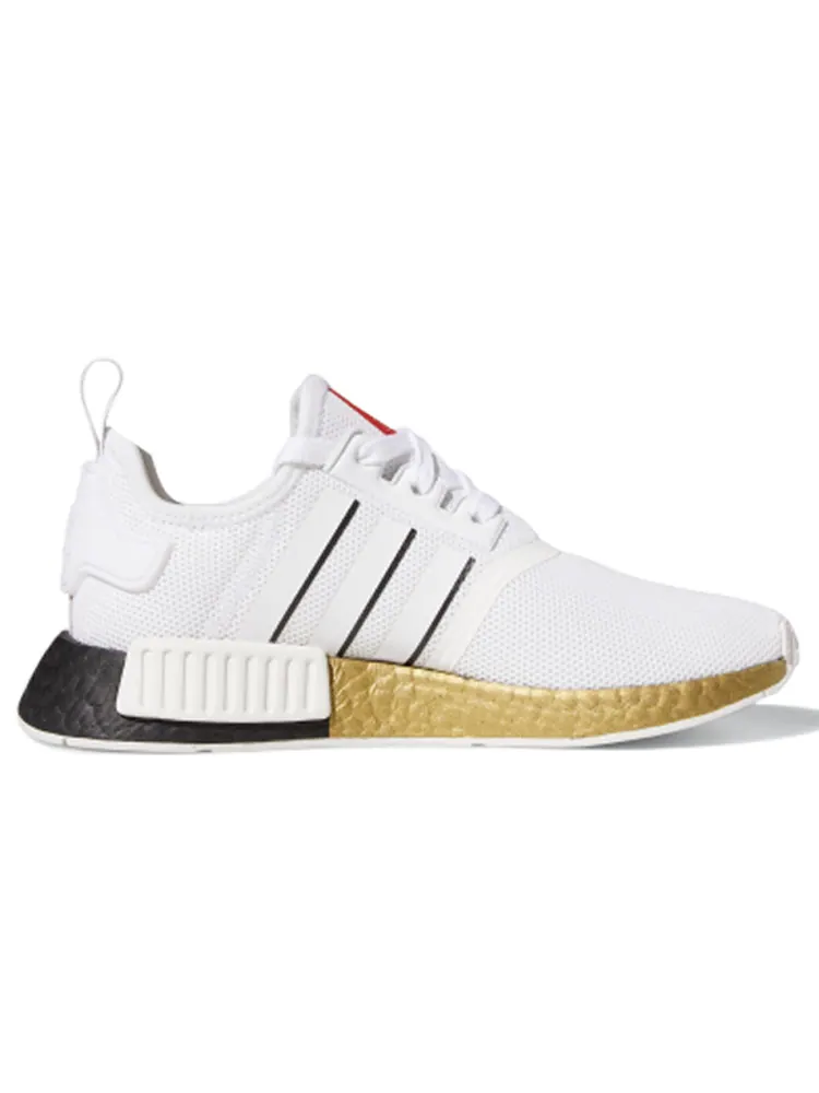 Кроссовки Adidas NMD R1 United By Sneakers Tokyo — изображение 2 из 6, белый/золотой/черный