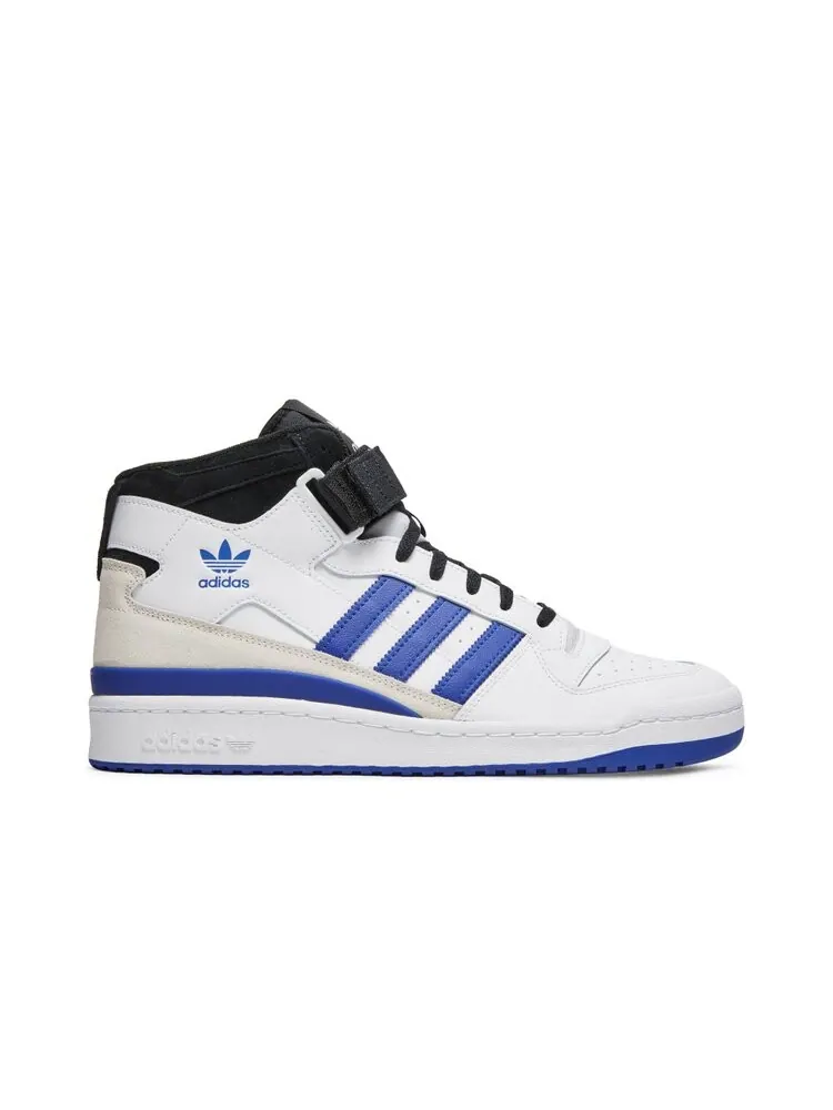 Кроссовки Adidas Forum Mid высокие — изображение 1 из 4, белый/синий/черный