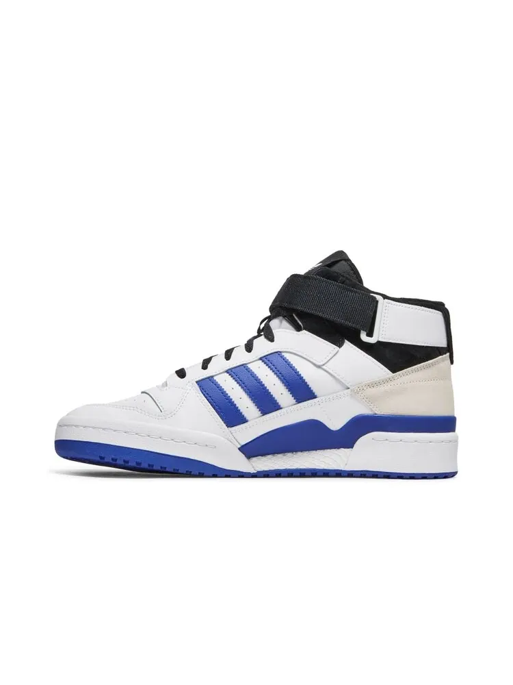 Кроссовки Adidas Forum Mid высокие — изображение 3 из 4, белый/синий/черный